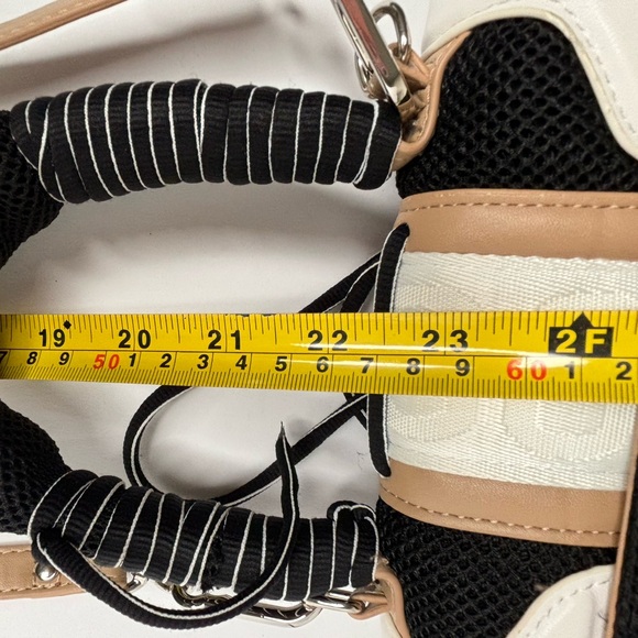 Steve Madden Diego bag and sneakers  set sz 8.5, black and brown bag and shoes - Picture 11 of 16